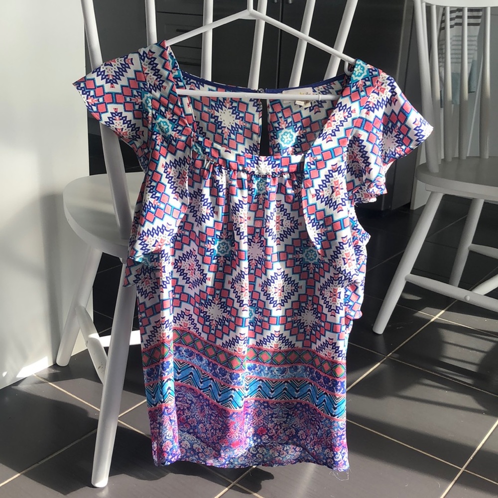 Anthropologie Flowy Summer Top